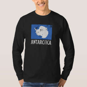 Vintage Antarktis-Flagge T-Shirt