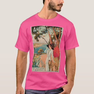 Vintage Antibes Französische Riviera Cote D'Azur W T-Shirt