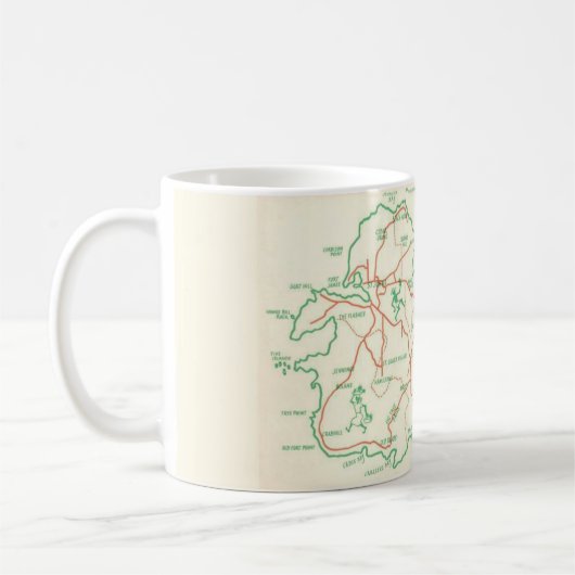 Vintage Antigua-Tasse Kaffeetasse (Links)