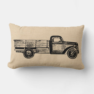 Vintage Antik-Automobil-LKW-Kissen individuell Lendenkissen