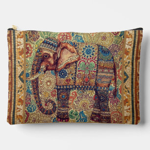 Vintage-, Antik-Elefanten-Motiv-Kunst Zubehörtasche