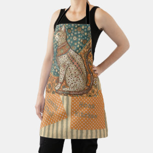 Vintage, Antik Katzenmotiv Design Kunst Schürze