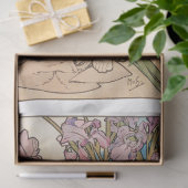 Vintage Antike Alphonse Mucha Seidenpapier (Geschenk)