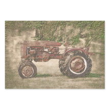 Vintage antike alte rustikale Landhaus Traktor