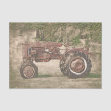 Vintage antike alte rustikale Landhaus Traktor