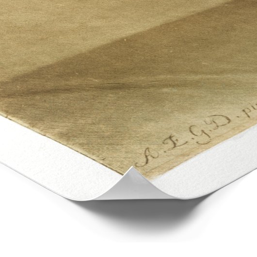 Vintage antike Anatomie Anatomisches Diagramm Poster (Ecke)