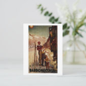 Vintage antike Bardonecchia Italienische Reise Postkarte (Stehend Vorderseite)