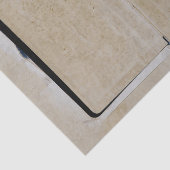 Vintage antike Beige Schwarze Textur Dekoration Seidenpapier (Ausschnitt)