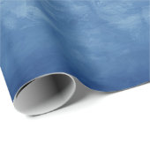 Vintage antike Blaue Perlen Geschenkpapier (Rolleneckpunkt)