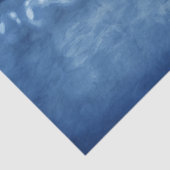 Vintage antike Blaue weiße Perlen Seidenpapier (Detail)