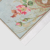 Vintage antike Blume der Wilden Rose Seidenpapier (Ausschnitt)