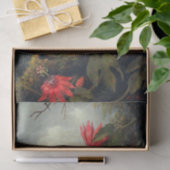 Vintage antike Blume und Hummingbird Seidenpapier (Geschenk)