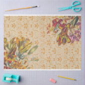 Vintage antike Blumendekoupage Seidenpapier (Basteln)