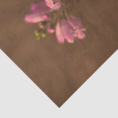 Vintage antike Blumenrosa Sepia Dekoupage Seidenpapier (Ausschnitt)