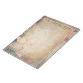 Vintage antike botanische abstrakte Ephemie Notizblock (angewinkelt)