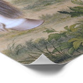 Vintage antike chinesische Kunst Poster (Ecke)