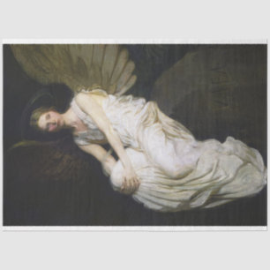 Vintage antike Engel Angela Christliche Entdeckung Seidenpapier