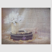 Vintage antike Flora und  Künstlerisches Musikfest