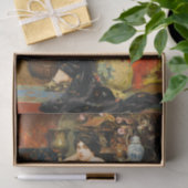 Vintage antike Frauenportrait Decoupage Seidenpapier (Geschenk)