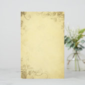 Vintage antike Hochzeitssaison Briefpapier (Stehend Vorderseite)