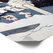 Vintage antike japanische Kunst Poster (Ecke)