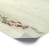 Vintage antike japanische Kunst Poster (Ecke)