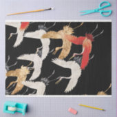 Vintage antike japanische Vogelkunst Seidenpapier (Basteln)