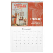 Vintage antike kalender (Feb 2027)