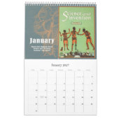 Vintage antike kalender (Jan 2027)