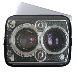 Vintage antike Kamera-Kasten-Abdeckung Laptopschutzhülle