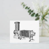 Vintage antike Kamera Postkarte (Stehend Vorderseite)