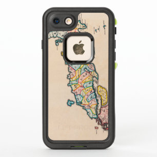 Vintage antike Karte von Japan Circa 1655