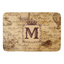 Vintage antike Königswelt Landkarte rustikal