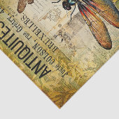 Vintage antike Libelle Seidenpapier (Ausschnitt)