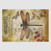 Vintage antike Libelle Seidenpapier (Vorderseite)