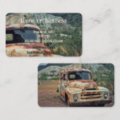 Vintage antike LKW-Visitenkarte Visitenkarte (Vorne/Hinten)