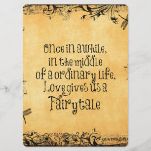 Vintage Antike mit Liebe Zitat Hochzeit Einladung