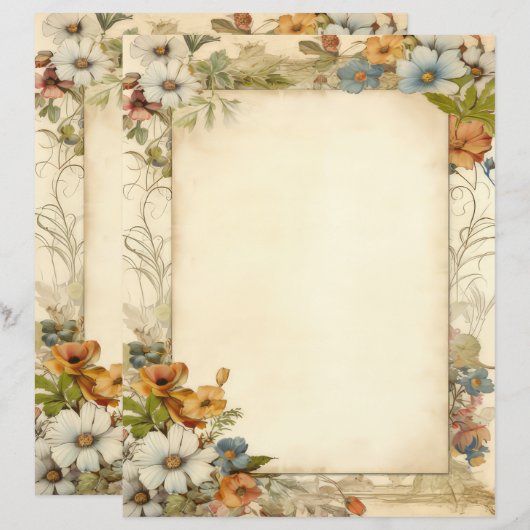 Vintage antike Mülleimer-Zeitschrift (Vorne/Hinten)