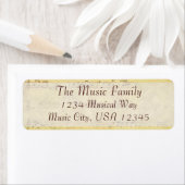 Vintage antike Musikernotizen - Eigene Labels (Insitu)