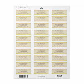 Vintage antike Musikernotizen - Eigene Labels (Vorne)