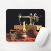 Vintage antike Nähmaschine Mousepad (Mit Mouse)
