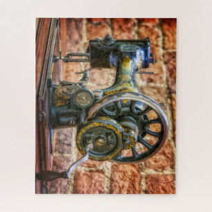 Vintage antike Nähmaschine Puzzle
