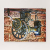 Vintage antike Nähmaschine Puzzle (Horizontal)