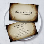 Vintage antike Papierspülung Visitenkarte