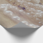 Vintage antike Perle Sepia Brown Decoupage Geschenkpapier (Ecke)