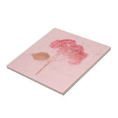 Vintage antike rosa Hydrangea Land Floral Fliese (Seite)