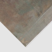 Vintage antike Rosa Rose Bouquet Blue Vase Seidenpapier (Ausschnitt)