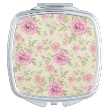 Vintage antike rosa Rose Floral botanisch