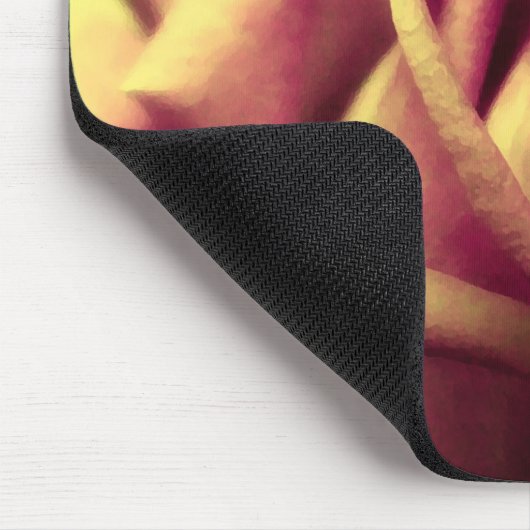 Vintage antike Rose Blume Mousepad (Ecke)