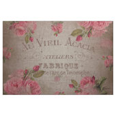Vintage antike Rosen des Gewebe-Shabby Chic Stoff (Yard (91,4 cm))